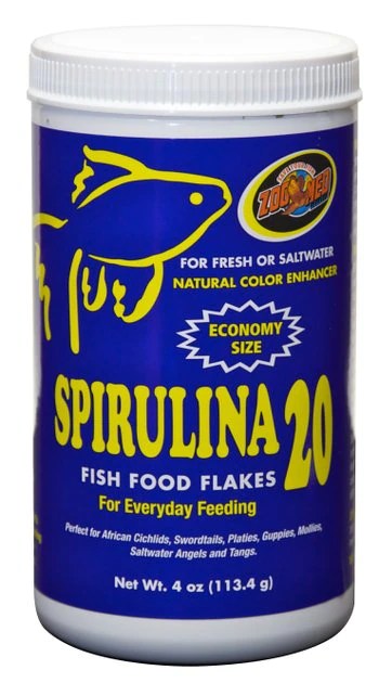 Zoo Med Spirulina 20 Fish Food 1 Zoo Med Spirulina 20 Fish Food