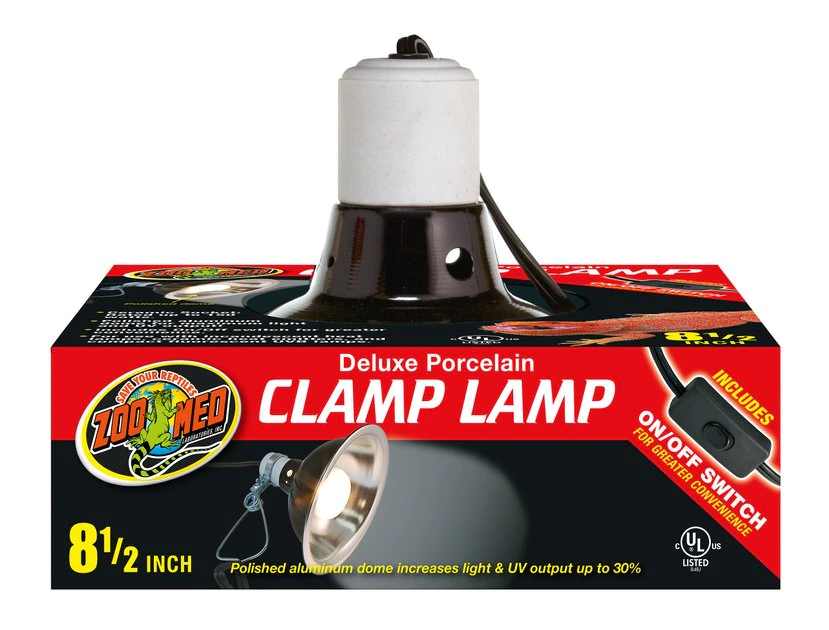 Zoo Med Deluxe Porcelain Clamp Lamp 1 Zoo Med Deluxe Porcelain Clamp Lamp