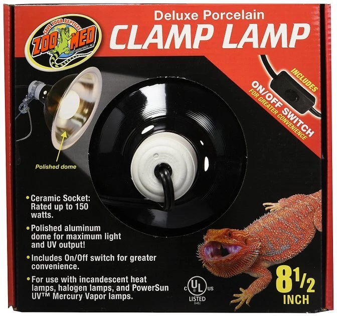 Zoo Med Deluxe Porcelain Clamp Lamp 2 Zoo Med Deluxe Porcelain Clamp Lamp - Image 2
