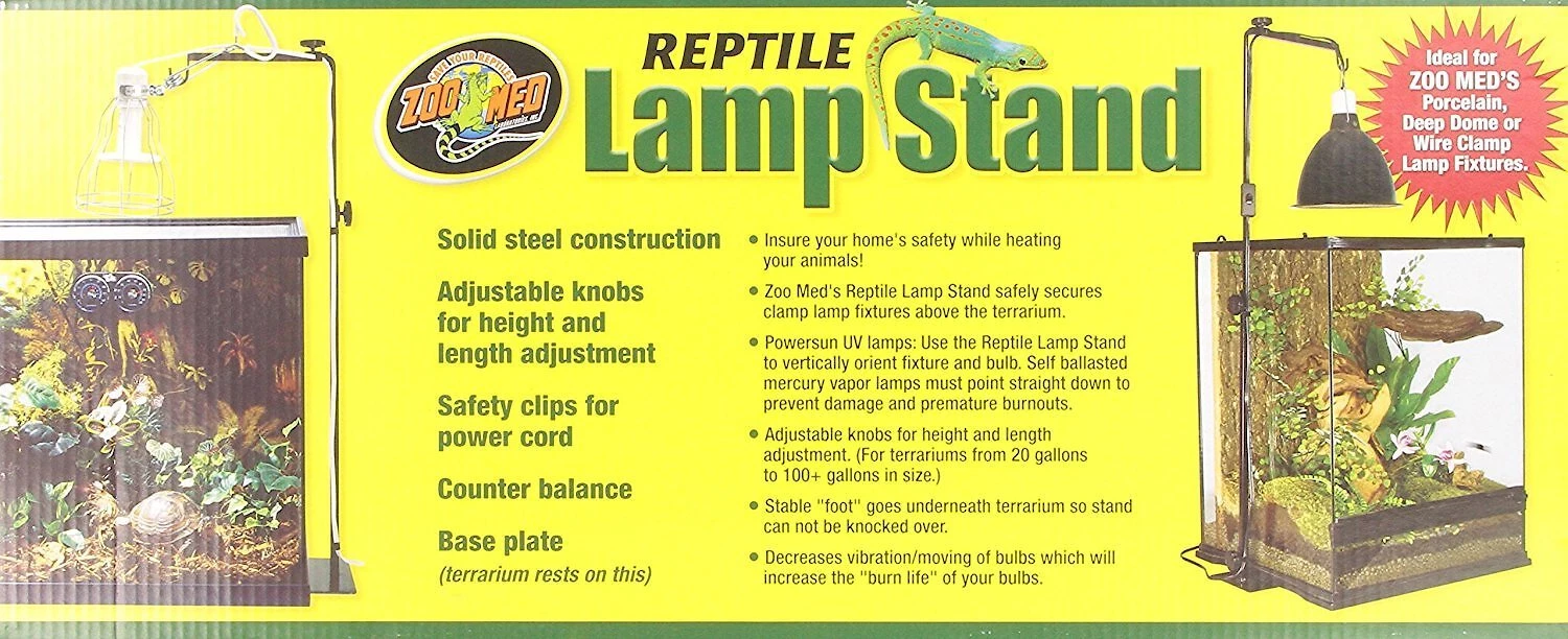 Zoo Med Reptile Lamp Stand 2 Zoo Med Reptile Lamp Stand - Image 2