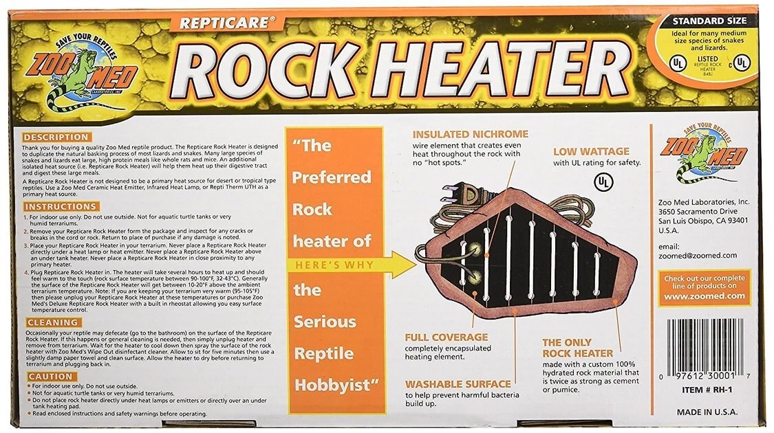 Zoo Med Repticare Rock Heater 2 Zoo Med Repticare Rock Heater - Image 2