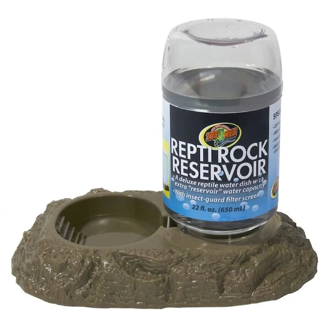 Zoo Med Repti Rock Reservoir Reptile Water Bottle, 22-oz bottle 1 Zoo Med Repti Rock Reservoir Reptile Water Bottle, 22-oz bottle
