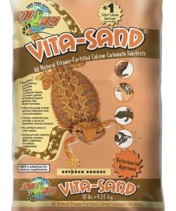 Zoo Med Vita-Sand All Natural Vitamin-Fortified Calcium Carbonate Substrate, 10-lb bag