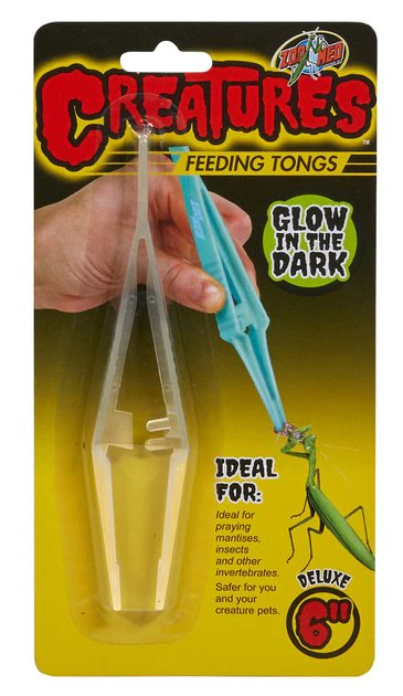 Zoo Med Creatures Glow In The Dark Reptile Feeding Tongs 1 Zoo Med Creatures Glow In The Dark Reptile Feeding Tongs