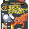 Zoo Med Reptisun 10.0 UVB & Repti Basking Spot Lamp Reptile Terrarium Combo Pack