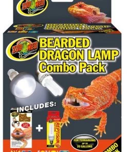 Zoo Med Reptisun 10.0 UVB & Repti Basking Spot Lamp Reptile Terrarium Combo Pack