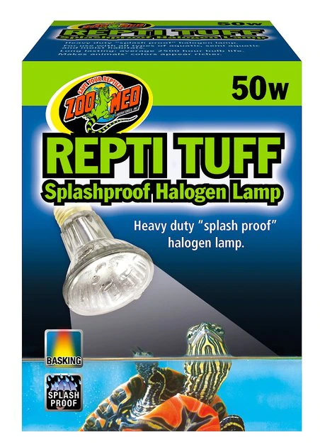 Zoo Med Repti Tuff Splashproof Halogen Reptile Terrarium Lamp, 50-watt 1 Zoo Med Repti Tuff Splashproof Halogen Reptile Terrarium Lamp, 50-watt