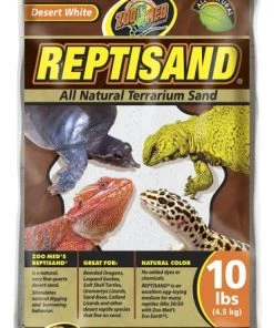 Zoo Med Reptisand Reptile Terrarium Sand, Desert White, 10-lb bag