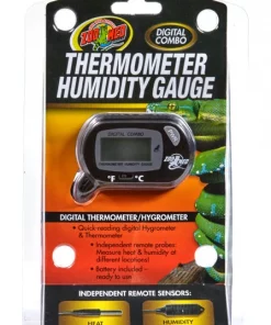 Zoo Med Digital Combo Reptile Terrarium Thermometer Humidity Gauge