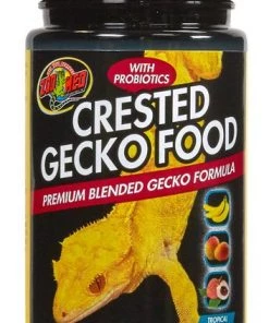 Zoo Med Premium Blended Gecko Formula Crested Gecko Food, 4-oz jar