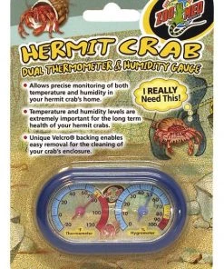 Zoo Med Hermit Crab Dual Thermometer & Humidity Gauge