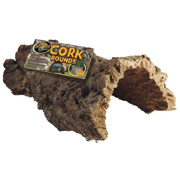 Zoo Med Natural Large Cork Rounds Reptile Hideout 1 Zoo Med Natural Large Cork Rounds Reptile Hideout