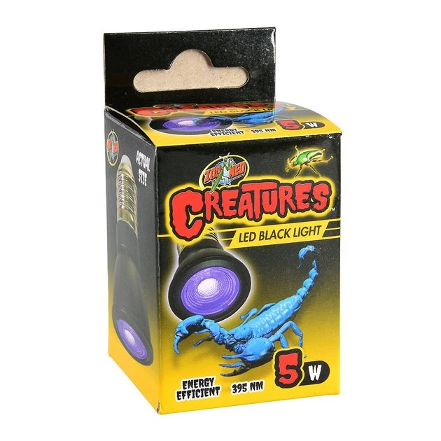 Zoo Med Creatures Reptile LED Black Light 1 Zoo Med Creatures Reptile LED Black Light