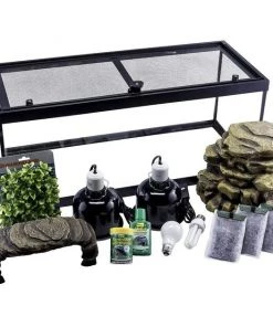 Tetrafauna||Zoo Med||Exotic Pebbles Reptile Starter Kit - Tetrafauna Aquatic Turtle Deluxe Aquarium Kit, 20-gal + 2 other items 11 Tetrafauna||Zoo Med||Exotic Pebbles Reptile Starter Kit - Tetrafauna Aquatic Turtle Deluxe Aquarium Kit, 20-gal + 2 other items -Zoo Med Sale 538934 PT2. SY630 V1652641911