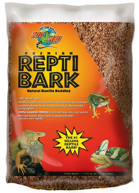 Zoo Med Premium Repti Bark Natural Fir Reptile Bedding 1 Zoo Med Premium Repti Bark Natural Fir Reptile Bedding
