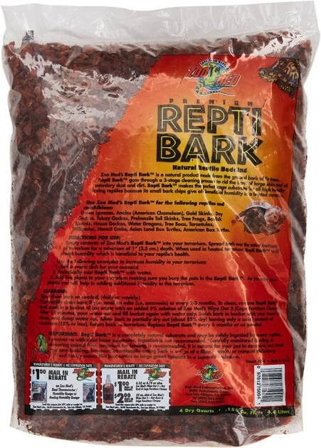 Zoo Med Premium Repti Bark Natural Fir Reptile Bedding 2 Zoo Med Premium Repti Bark Natural Fir Reptile Bedding - Image 2