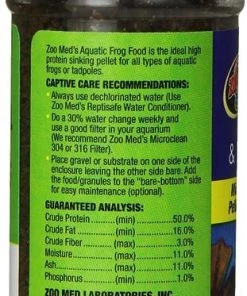 Zoo Med Aquatic Frog & Tadpole Food 7 Zoo Med Aquatic Frog & Tadpole Food -Zoo Med Sale 96773 PT3. SY630 V1488504170