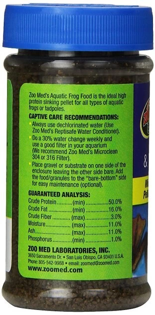 Zoo Med Aquatic Frog & Tadpole Food 3 Zoo Med Aquatic Frog & Tadpole Food - Image 3