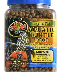 Zoo Med Natural Aquatic Growth Formula Turtle Food