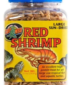 Zoo Med Large Sun-Dried Red Shrimp Turtle Treats