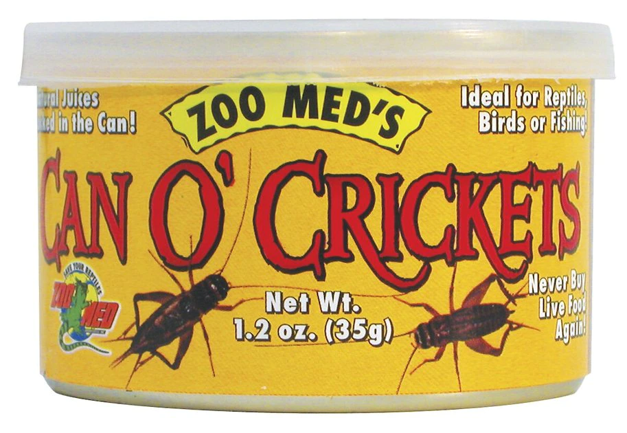 Zoo Med Can O' Crickets Reptile & Bird Food 1 Zoo Med Can O' Crickets Reptile & Bird Food