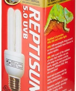 Zoo Med ReptiSun 5.0 UVB Compact Fluorescent Mini Reptile Lamp