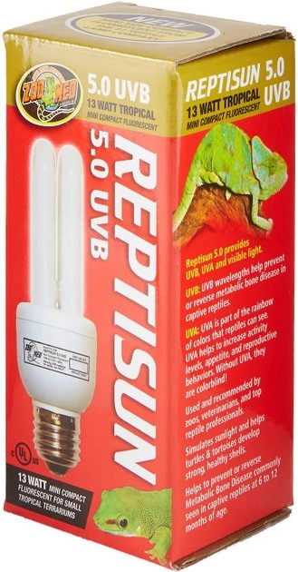 Zoo Med ReptiSun 5.0 UVB Compact Fluorescent Mini Reptile Lamp 1 Zoo Med ReptiSun 5.0 UVB Compact Fluorescent Mini Reptile Lamp