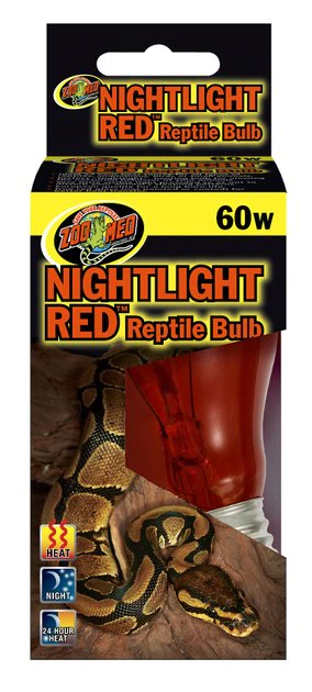 Zoo Med Nightlight Red Reptile Lamp 1 Zoo Med Nightlight Red Reptile Lamp