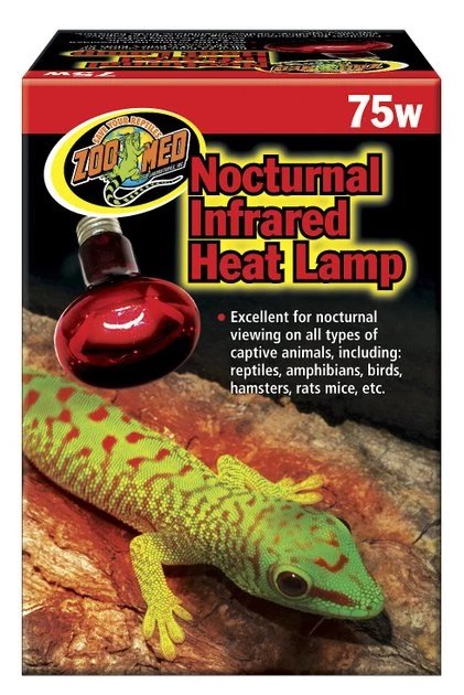 Zoo Med Nocturnal Infrared Reptile Heat Lamp 1 Zoo Med Nocturnal Infrared Reptile Heat Lamp